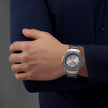 Men Lucardo 52mm Silver Watch
