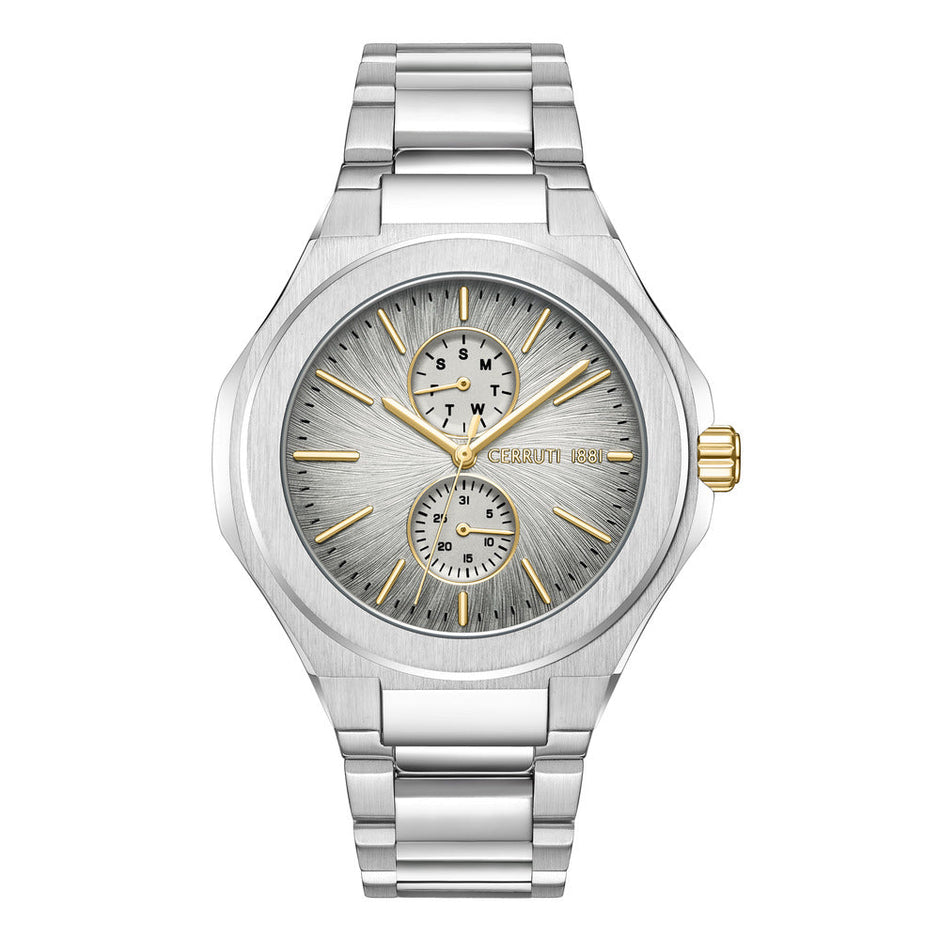 Men Lucardo 52mm Silver Watch
