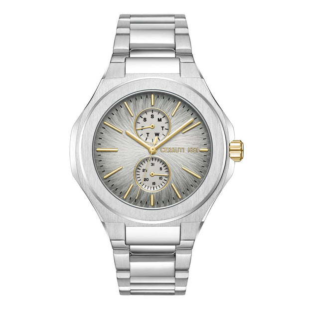 Men Lucardo 52mm Silver Watch