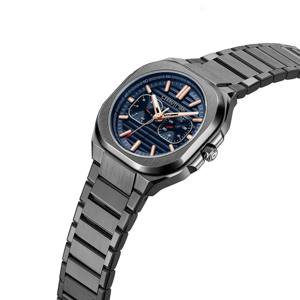 Men Leadri Blue 39X51mm Watch
