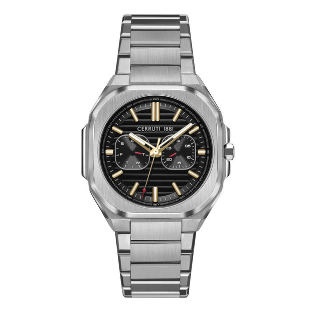 Men Leadri Black 39X51mm Watch