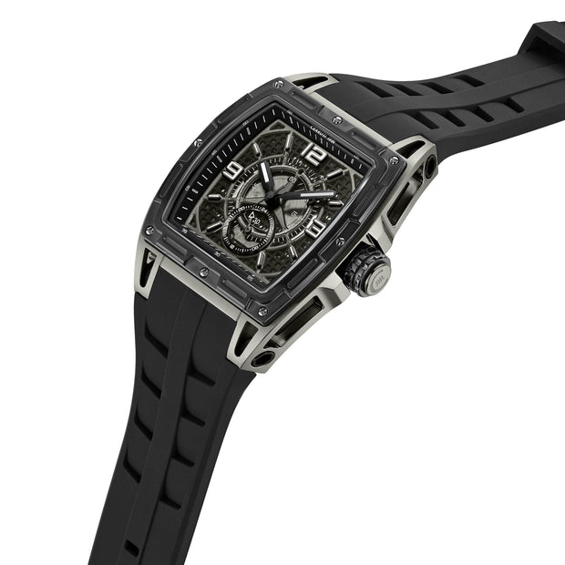 Men Belluno Gun Metal 43X53.5mm Watch