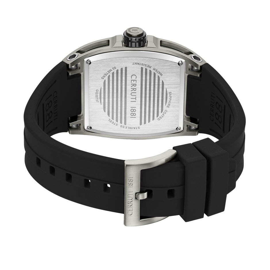 Men Belluno Gun Metal 43X53.5mm Watch