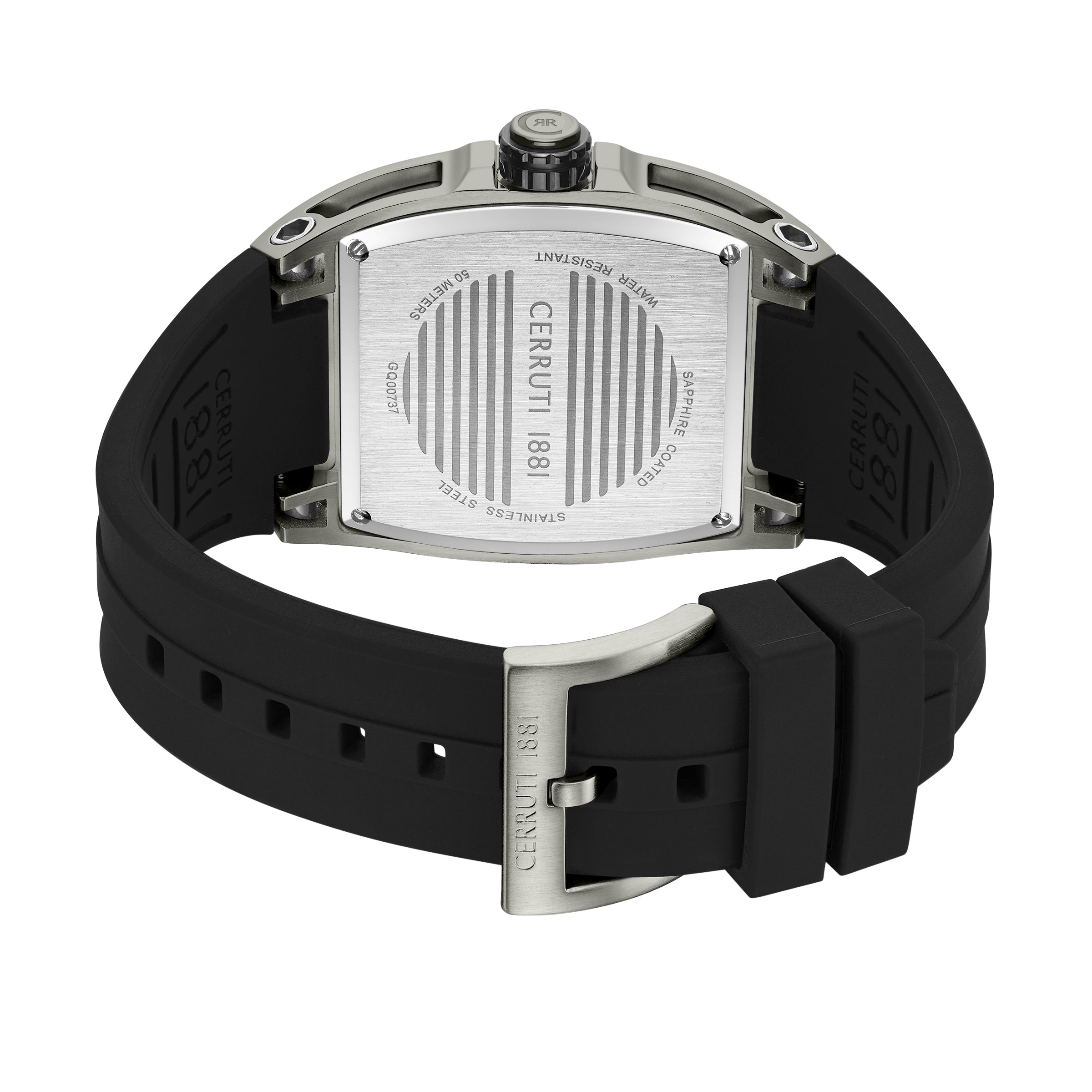 Men Belluno Gun Metal 43X53.5mm Watch