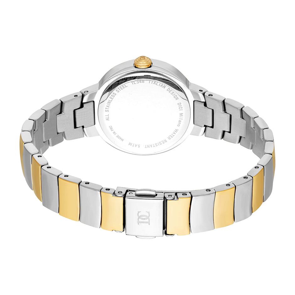 Women Tullia Two Tone Silver & Gold Color 30mm Watch