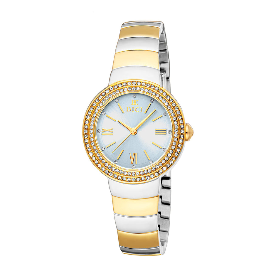Women Tullia Two Tone Silver & Gold Color 30mm Watch