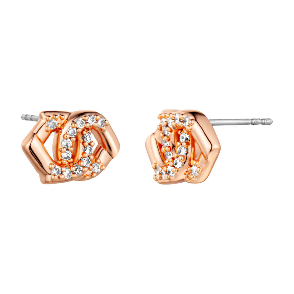 Women Rose Gold Earring