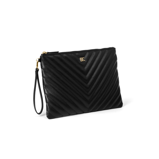 Women Black Tablet Pouch