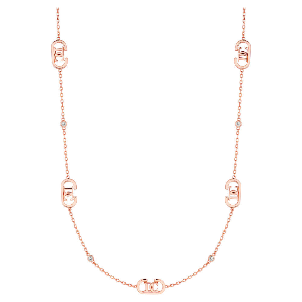 Women Voga Rose Gold Necklace