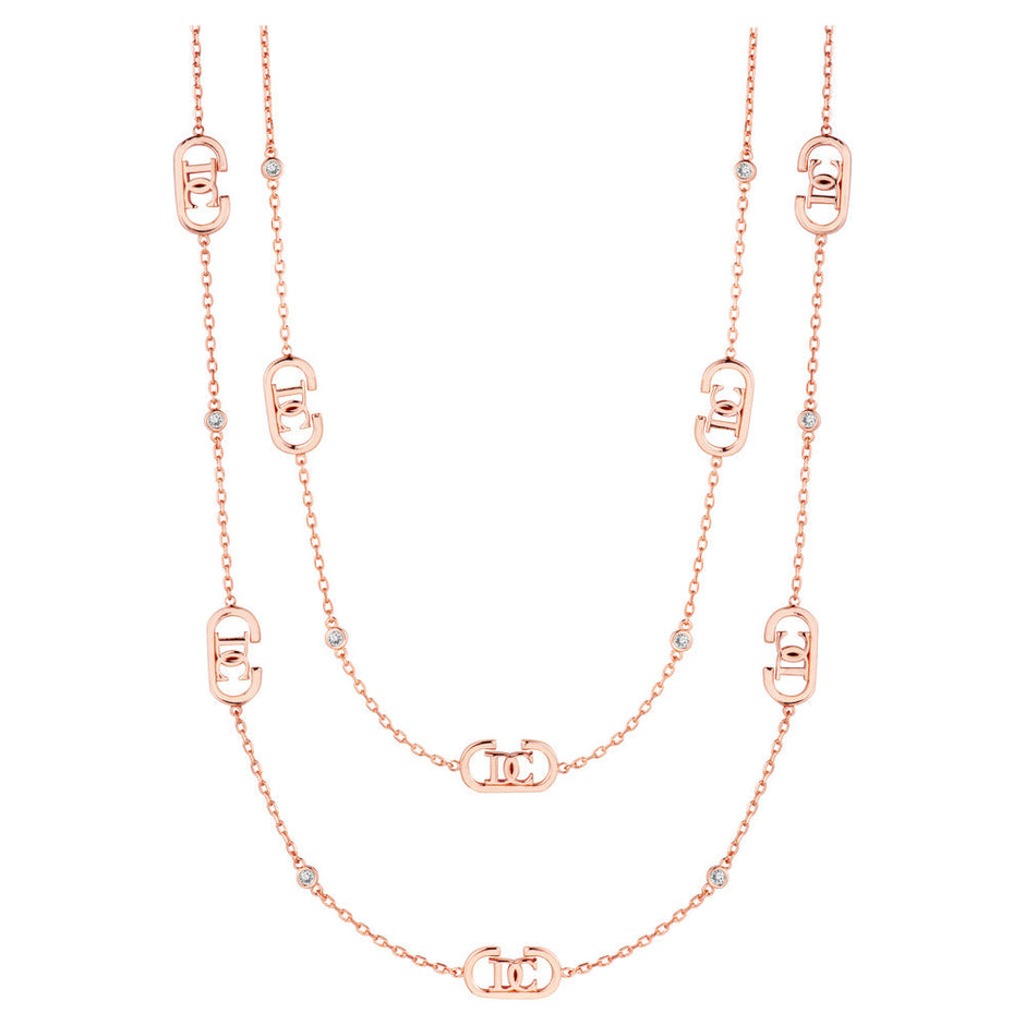 Women Voga Rose Gold Necklace