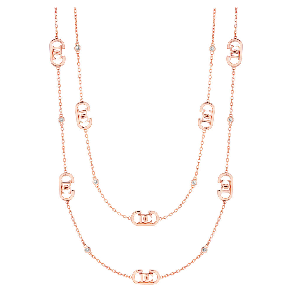 Women Voga Rose Gold Necklace