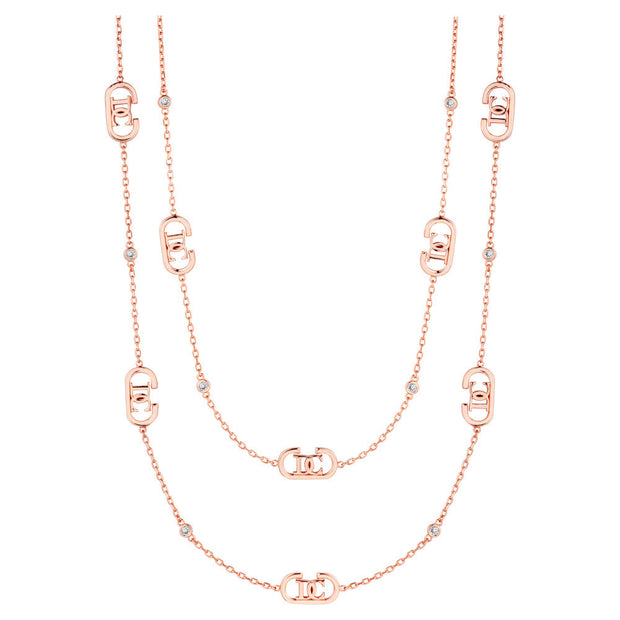 Women Voga Rose Gold Necklace