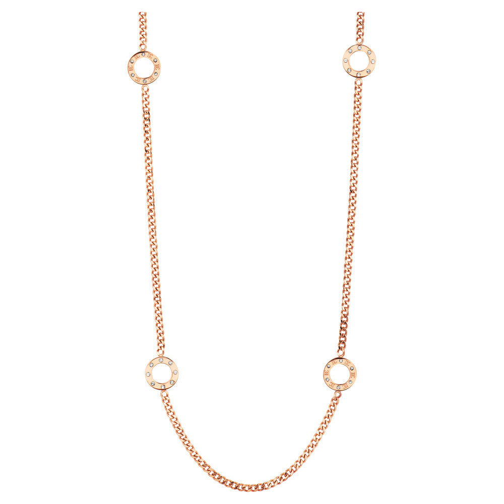 Women Rose Gold Necklace