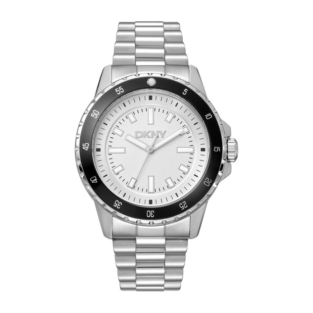 Men Active Silver Watch