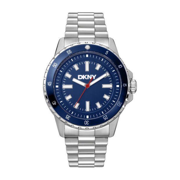 Men Active Silver Watch