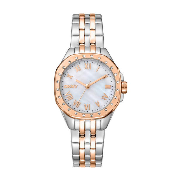 Women Brooklyn Mini Two Tone Watch