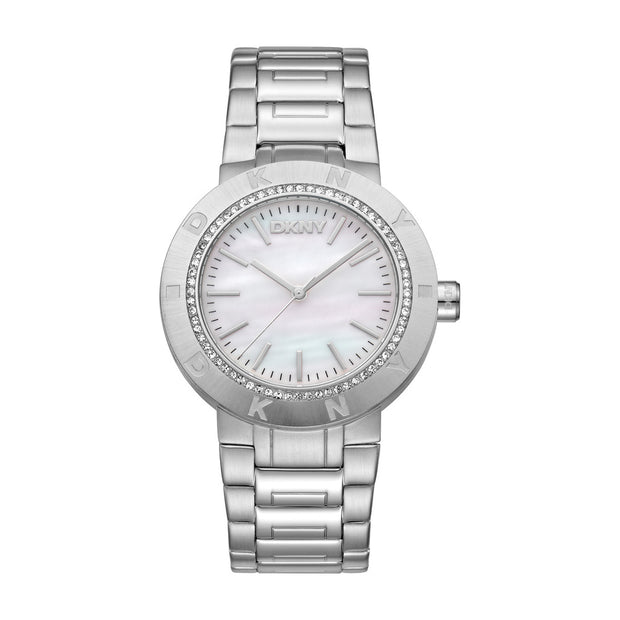 Women Eastside Logo Silver Watch
