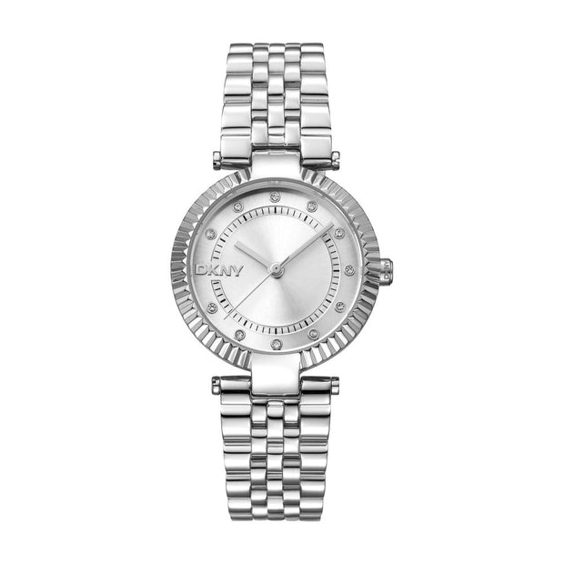 Women Essential Glitz Silver Watch