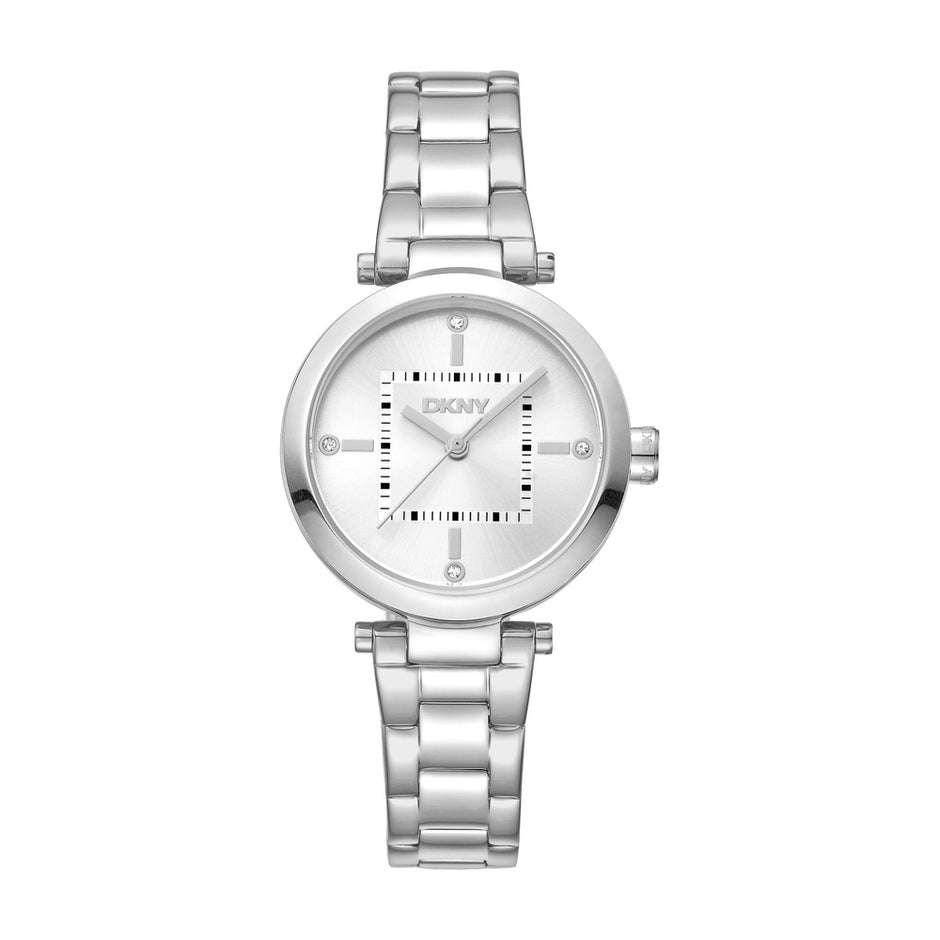 Women Silver 30mm Watch
