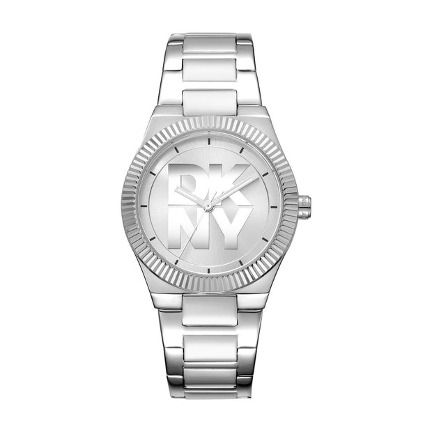 Women Logo Silver Watch