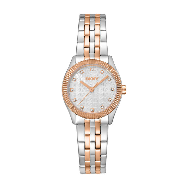 Women Logo Two Tone Watch