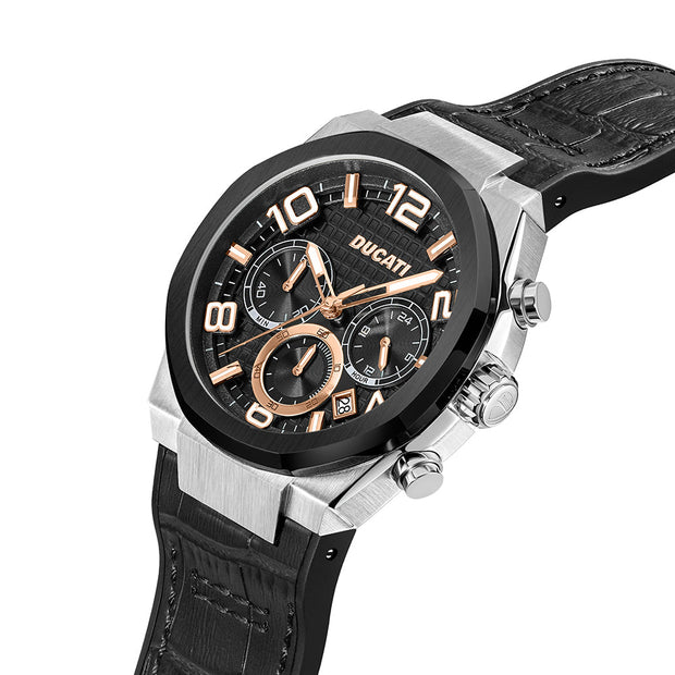 Men Ducati Black 43.5mm Watch