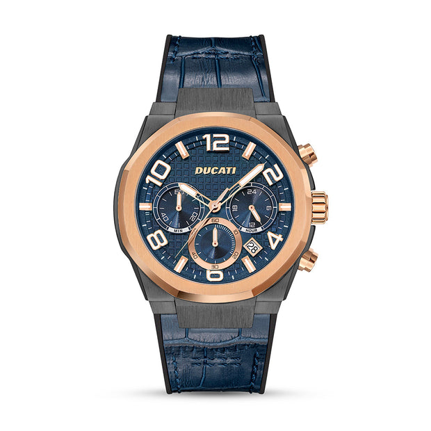 Men Ducati Blue 43.5mm Watch