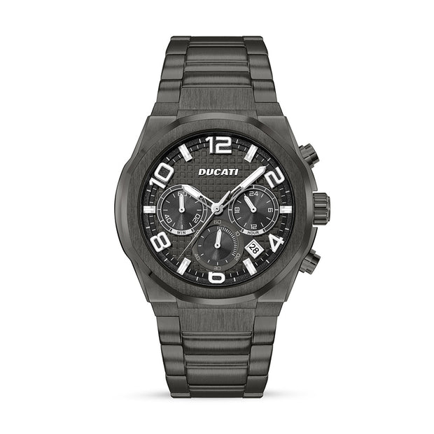 Men Ducati Gun Metal Watch