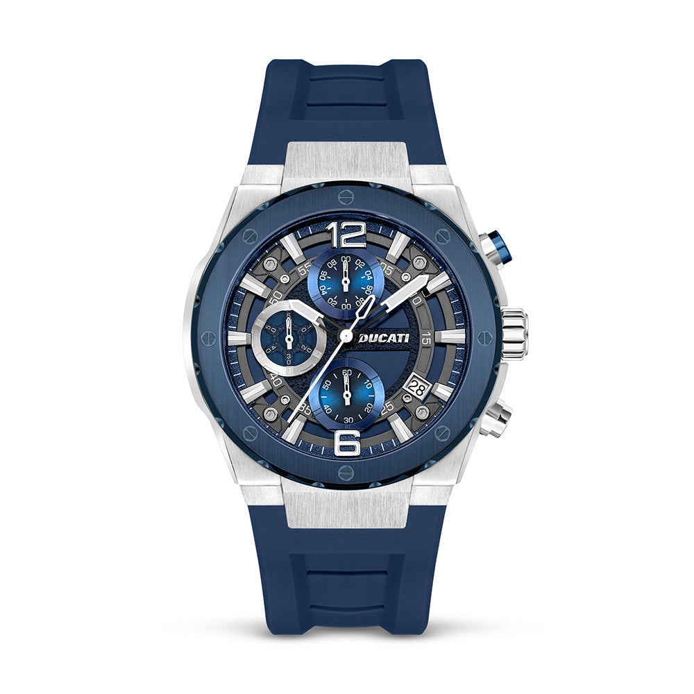 Men Ducati Blue 43.5mm Watch