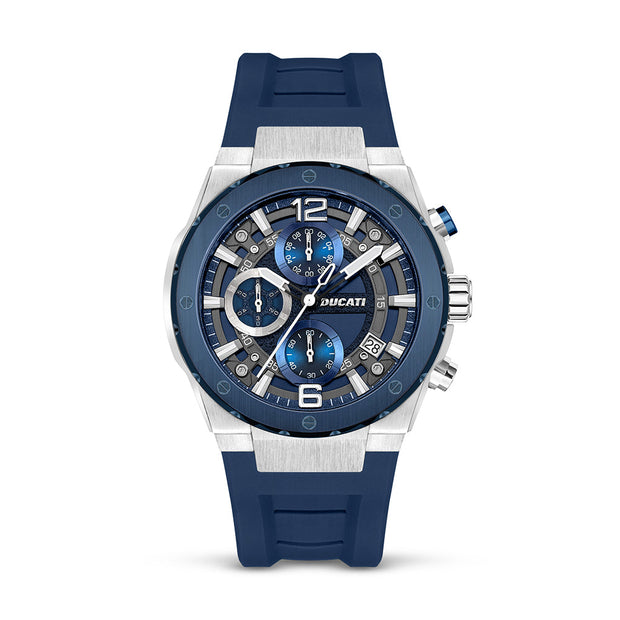 Men Ducati Blue 43.5mm Watch