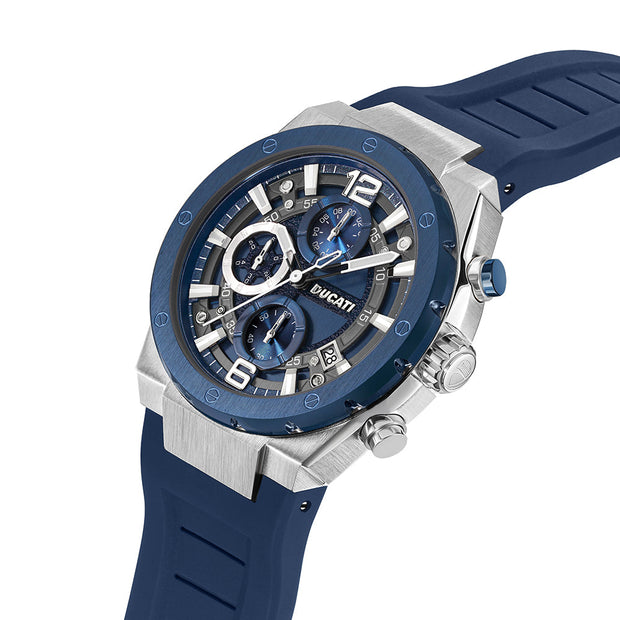 Men Ducati Blue 43.5mm Watch