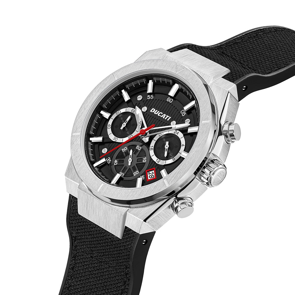 Men Ducati Black 43.5mm Watch