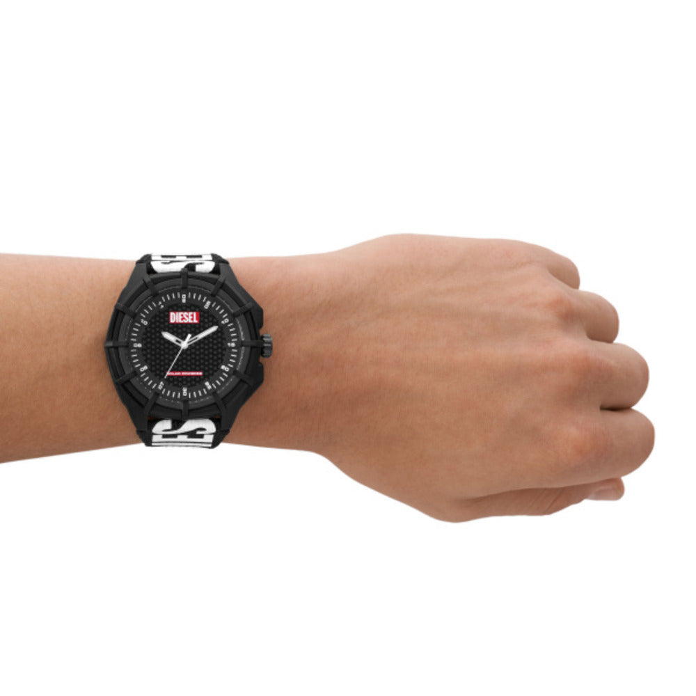 Men Framed Black 51mm Watch
