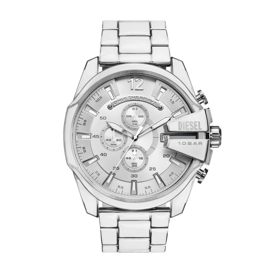 Men Mega Chief Silver 51mm Watch