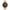 Men Spiked Gold 49mm Watch