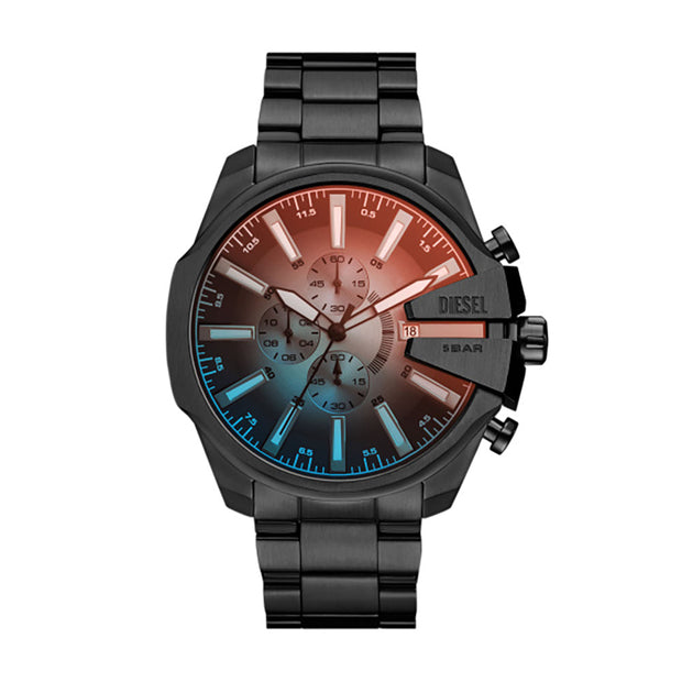 Men Mega Chief Slim Black Watch