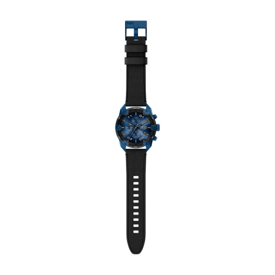Men Spiked Blue Watch