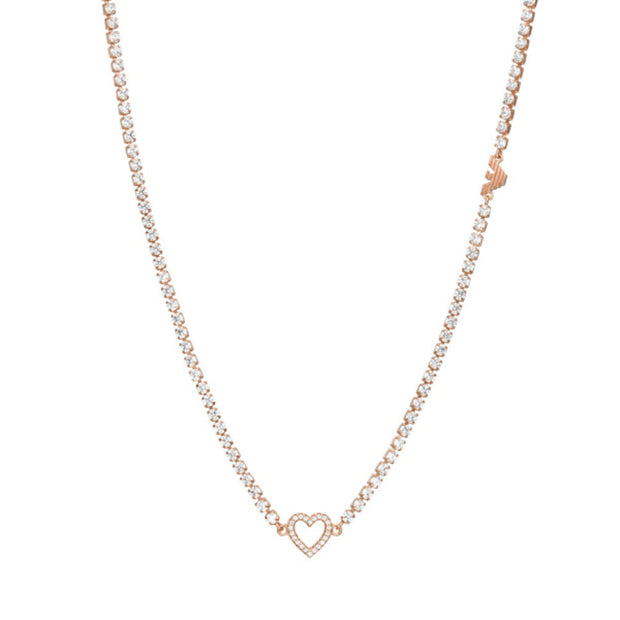 Women Sentimental Rose Gold Necklace