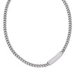 Men Eagle Logo Silver Necklace