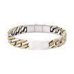 Men Eagle Logo Silver Bracelet