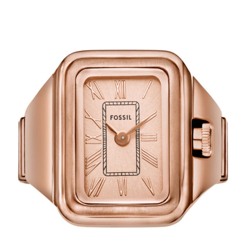 Women Raquel Rosegold Ring Watch