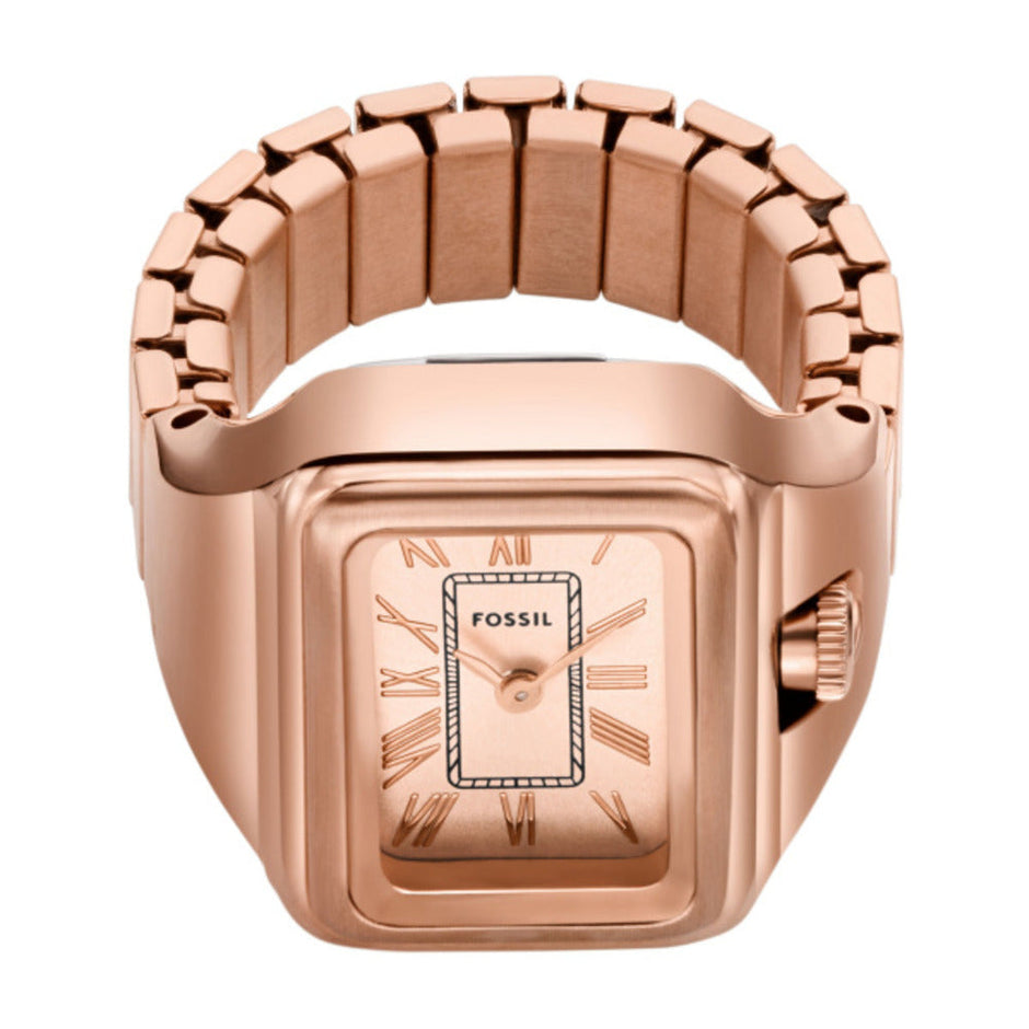 Women Raquel Rosegold Watch Ring