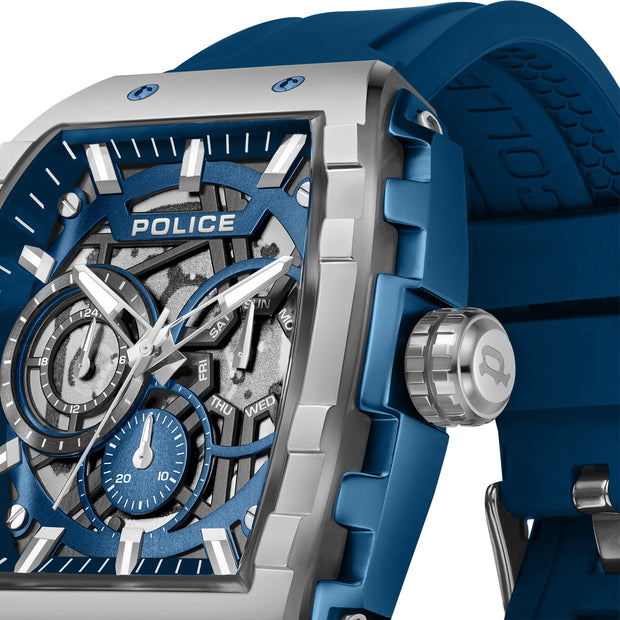 Men Flash  Blue 48.5X51mm Watch