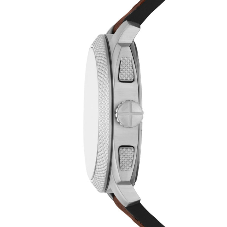 Men Machine Brown Watch