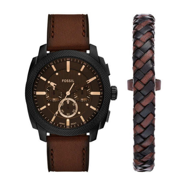 Men Machine Brown 44mm Watch