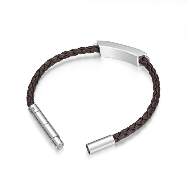 Men Gripcord Two Tone Bracelet