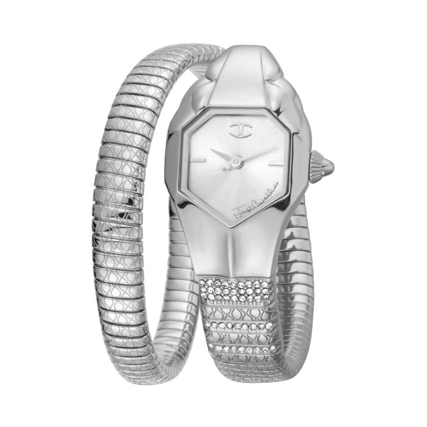 Women Just Glam Evo 2 Silver Watch