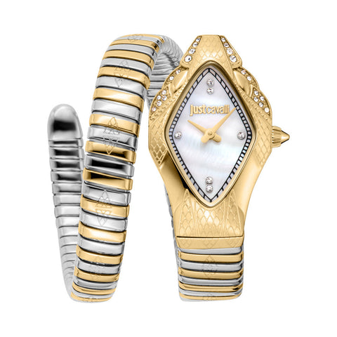 Women Signature Snake White Watch