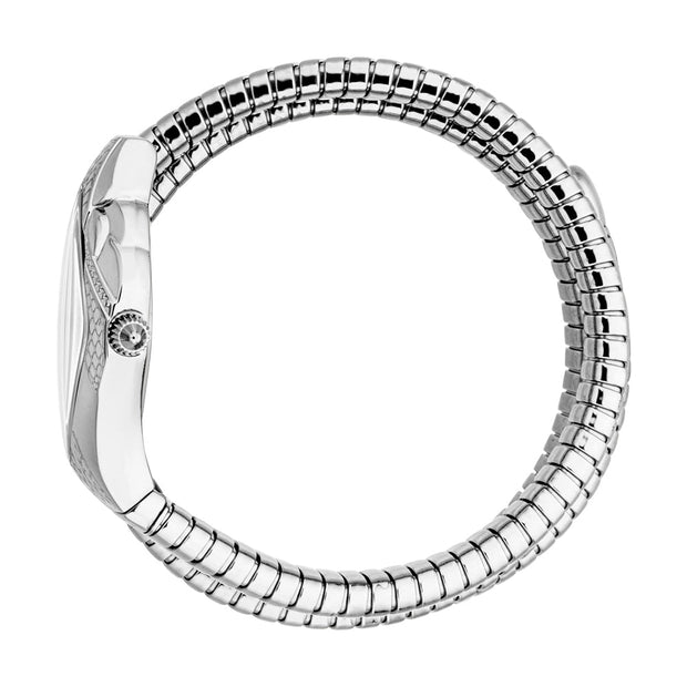 Women Cristallo Silver 22 X 36.5mm Watch