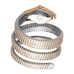Women Cristallo Two Tone Silver & Rose Gold 22 X 36.5mm Watch